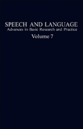 Cover: Speech and Language - Academic Press
