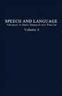 Cover: Speech and Language - Academic Press