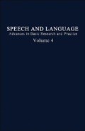 Cover: Speech and Language - Academic Press