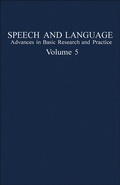 Cover: Speech and Language - Academic Press