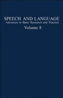 Cover: Speech and Language - Academic Press