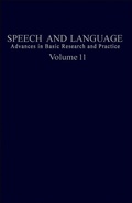 Cover: Speech and Language - Academic Press