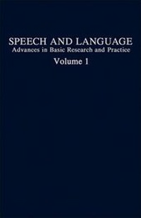 Enlarge image Cover: Speech and Language: v. 1 - Academic Press