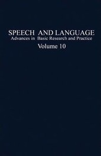 Enlarge image Cover: Speech and Language: v. 10 - Academic Press