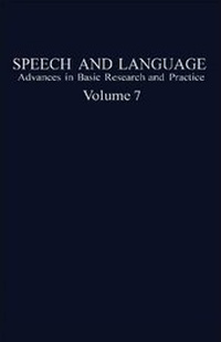 Abbildung von: Speech and Language: v. 7 - Academic Press