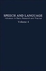 Cover: Speech and Language: v. 4 - Academic Press