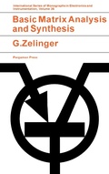 Cover: Basic Matrix Analysis and Synthesis - Elsevier