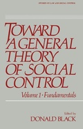 Cover: Toward a General Theory of Social Control - Academic Press