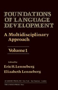 Cover: Foundations of Language Development - Academic Press