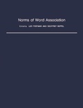 Cover: Norms of Word Association - Academic Press