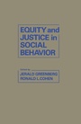 Cover: Equity and Justice in Social Behavior - Academic Press