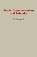 Cover: Public Communication and Behavior - Academic Press