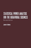 Cover: Statistical Power Analysis for the Behavioral Sciences - Academic Press