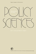 Cover: Policy Sciences - Elsevier
