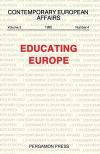 Enlarge image Cover: Educating Europe - Elsevier