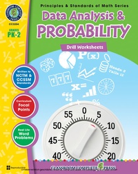 Enlarge image Cover: Data Analysis & Probability - Drill Sheets - Classroom Complete Press