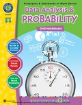 Cover: Data Analysis & Probability - Drill Sheets - Classroom Complete Press