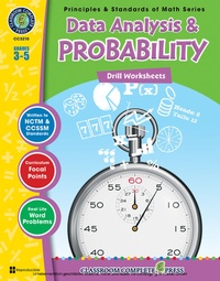 Enlarge image Cover: Data Analysis & Probability - Drill Sheets - Classroom Complete Press