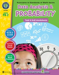 Enlarge image Cover: Data Analysis & Probability - Task & Drill Sheets - Classroom Complete Press