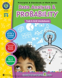 Enlarge image Cover: Data Analysis & Probability - Task & Drill Sheets - Classroom Complete Press