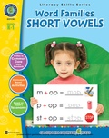 Cover: Word Families - Short Vowels - Classroom Complete Press