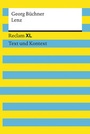 Cover: Lenz. Textausgabe mit Kommentar und Materialien - Reclam