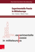 Cover: Experimentelle Poesie in Mitteleuropa - Brill Deutschland