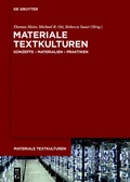 Cover: Materiale Textkulturen - De Gruyter