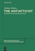 Cover: The Antiatticist - De Gruyter