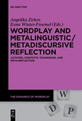 Cover: Wordplay and Metalinguistic / Metadiscursive Reflection - De Gruyter