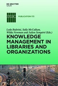 Cover: Knowledge Management in Libraries and Organizations - De Gruyter Saur