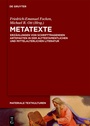 Cover: Metatexte - De Gruyter