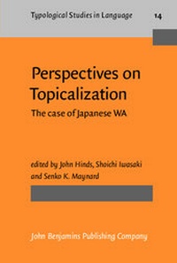 Enlarge image Cover: Perspectives on Topicalization - John Benjamins Publishing Company