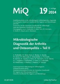 Cover: MIQ 19: Mikrobiologische Diagnostik der Arthritis und Osteomyelitis - Urban & Fischer