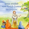 Cover: Jesus erz&auml;hlt vom Reich Gottes. Vier Gleichnisse: Vom S&auml;mann. Von der selbstwachsenden Saat. Vom Senfkorn. Vom Sauerteig. Mini-Bilderbuch. - Don Bosco Medien
