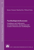 Cover: Nachhaltigkeits&ouml;konomie - Berliner Wissenschafts-Verlag