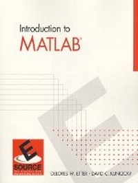 Enlarge image Cover: Introduction to MatLAB - Pearson