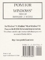 Cover: POM for Windows, Version 2 - Pearson