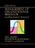 Cover: Management of Organizational Behavior - Pearson
