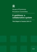 Cover: E-petitions - TSO