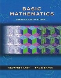 Enlarge image Cover: Basic Mathematics through Applications - Pearson