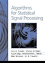 Cover: Algorithms for Statistical Signal Processing - Pearson