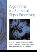 Cover: Algorithms for Statistical Signal Processing - Pearson