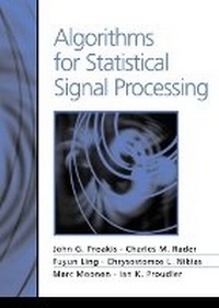 Enlarge image Cover: Algorithms for Statistical Signal Processing - Pearson