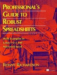 Enlarge image Cover: Professionals Guide to Robust Spreadsheets - Prentice Hall