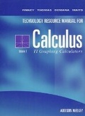 Cover: Calculus Texas Instrument Technical Resource Manual Volume 1 - Pearson
