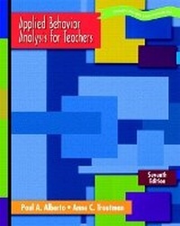 Enlarge image Cover: Applied Behavior Analysis for Teachers - Pearson