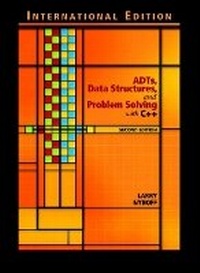 Enlarge image Cover: ADTs, Data Structures, and Problem Solving with C++ - Pearson