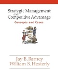 Cover: Strategic Management and Competitive Advantage - Pearson