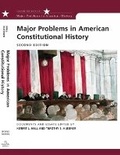 Cover: Major Problems in American Constitutional History - Wadsworth Publishing Co Inc